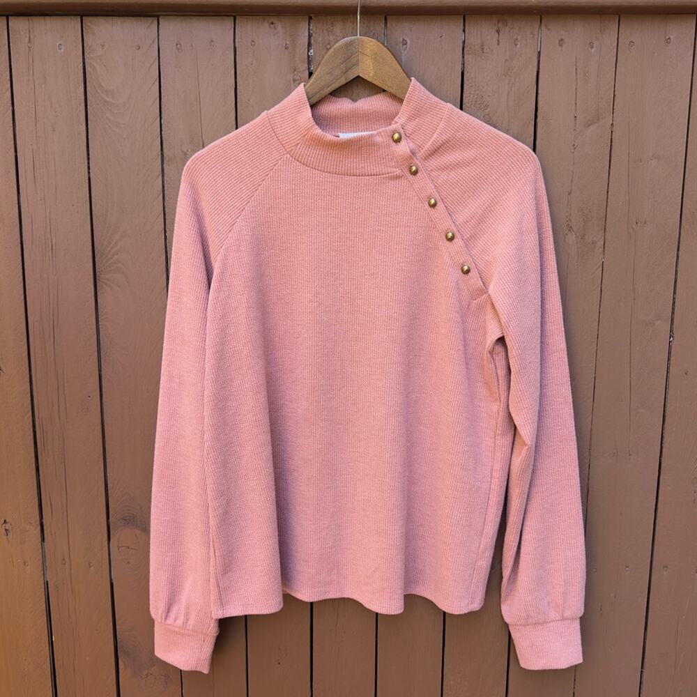 Brea Canyon | Stitch Fix NWT Size Large Dusty Coral Sweater Blouse